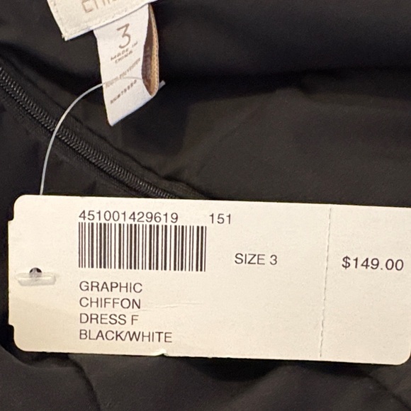 Chico's Black and Gray Patterned Maxi Dress - Picture 3 of 3